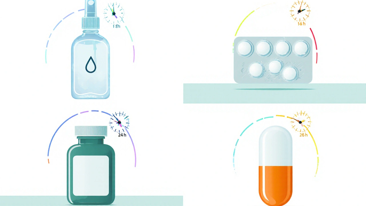 Vergleichstabelle: DDAVP Spray vs. Alternativen
