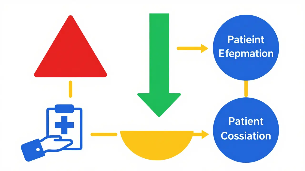 Entscheidungsrahmen mit geometrischen Symbolen